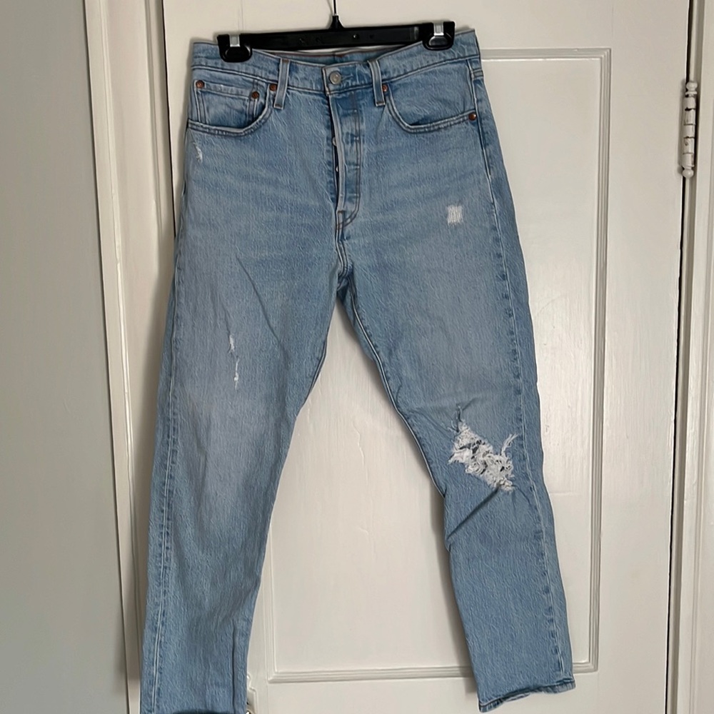 Free People- Levis 501 skinny jeans